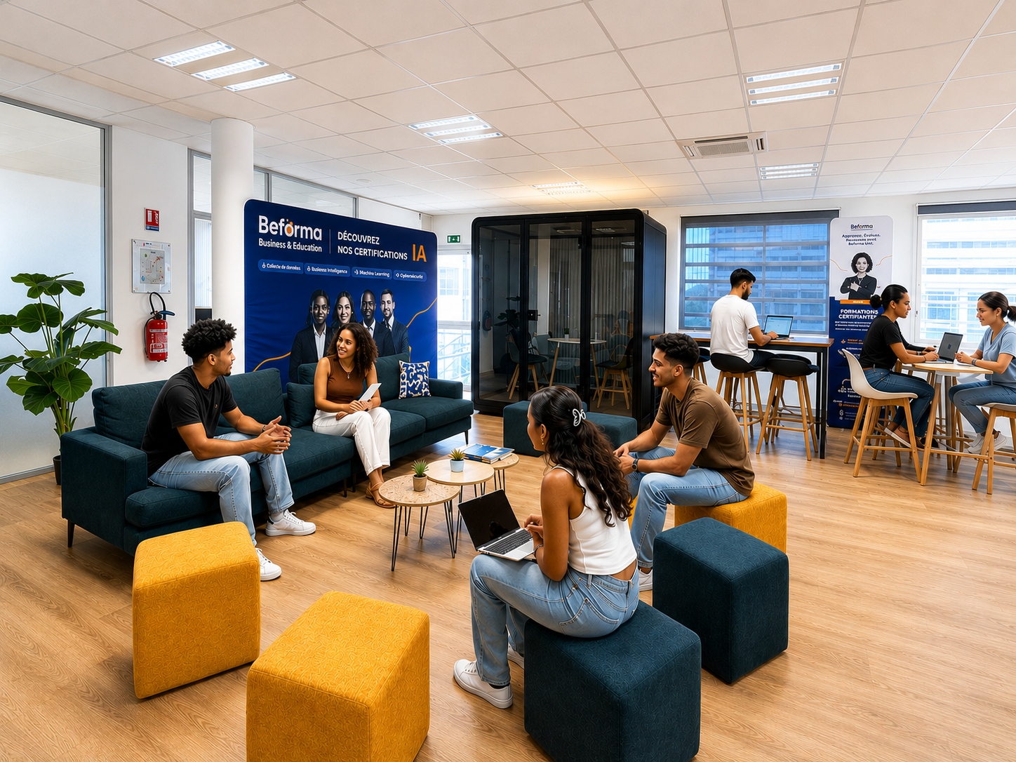Ambiance campus Beforma Saint-Denis