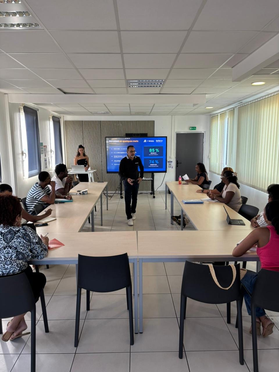 Salle de formation principale · Campus Beforma Saint-Denis
