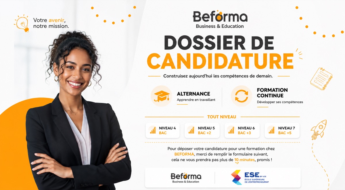 Dossier de candidature Beforma — Alternance